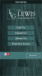 Mobile Screenshot of lewislawgrouppa.com